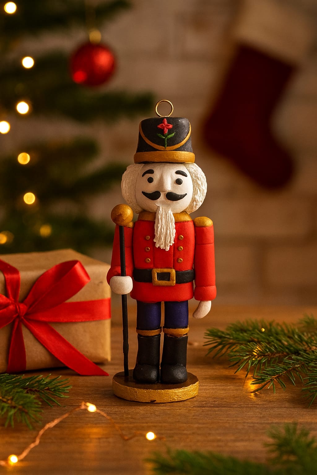 Handcrafted Nutcracker Christmas Ornament
