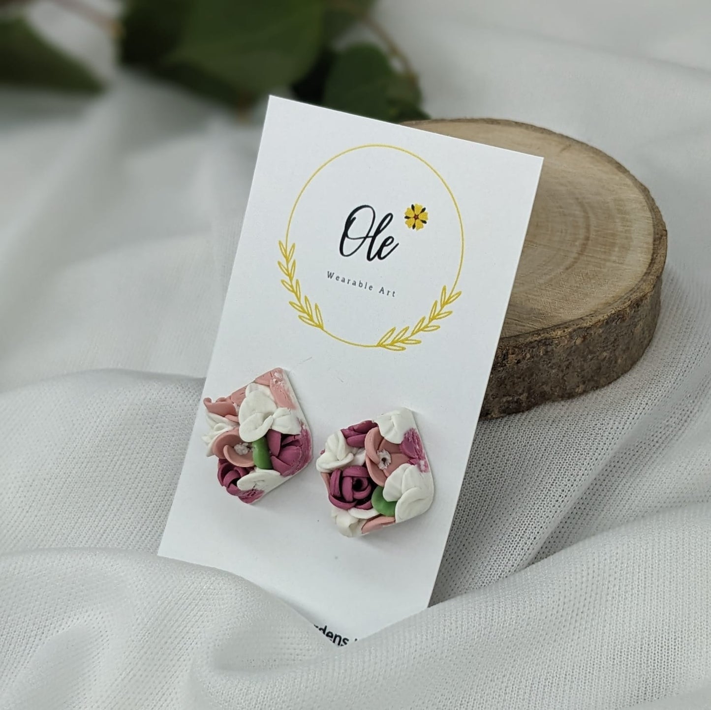 Floral Mosaic stud