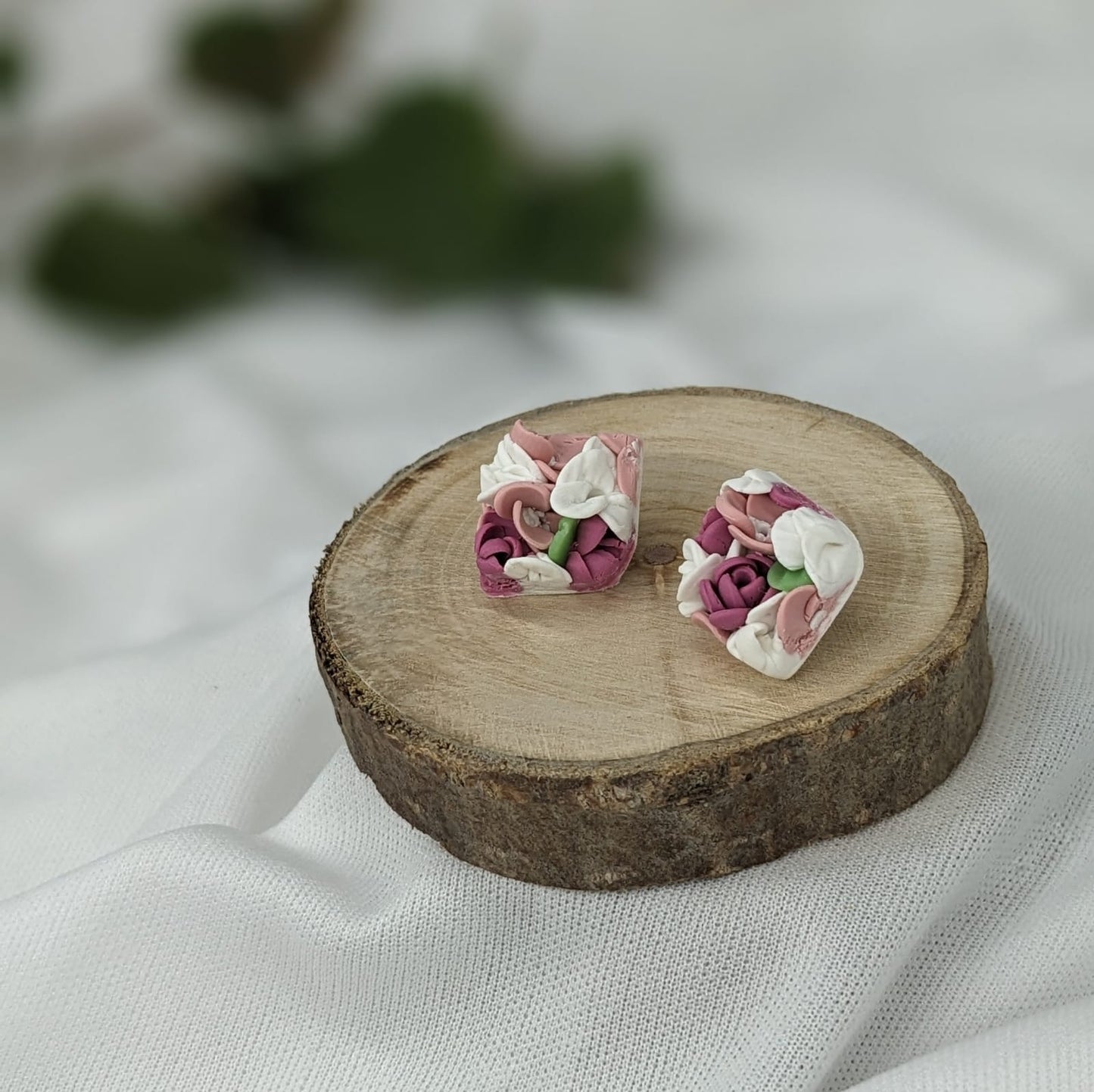 Floral Mosaic stud
