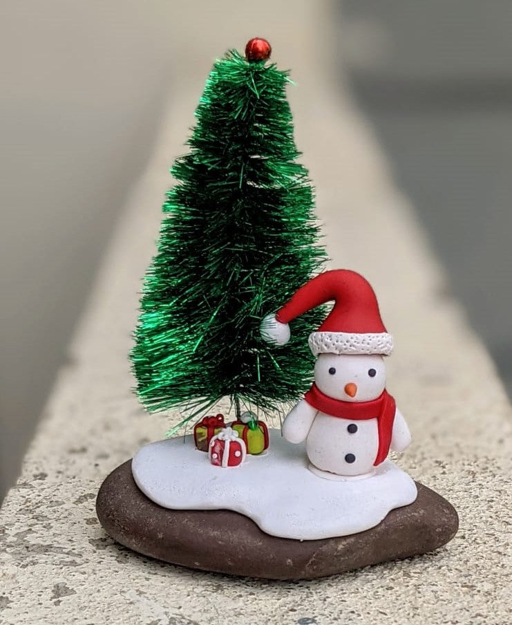 christmas home decor snowman