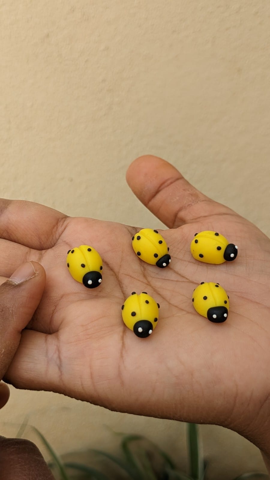 Miniature ladybugs - set of 5