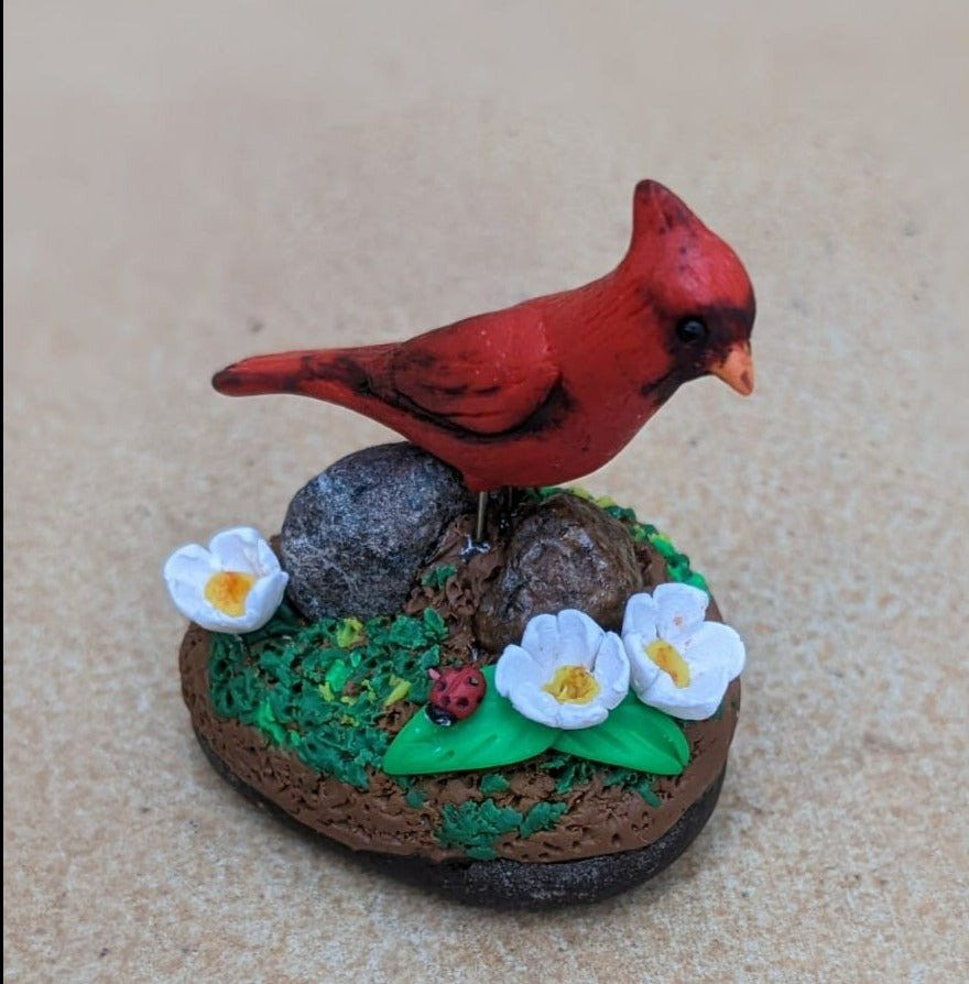 Miniature Cardinal Bird