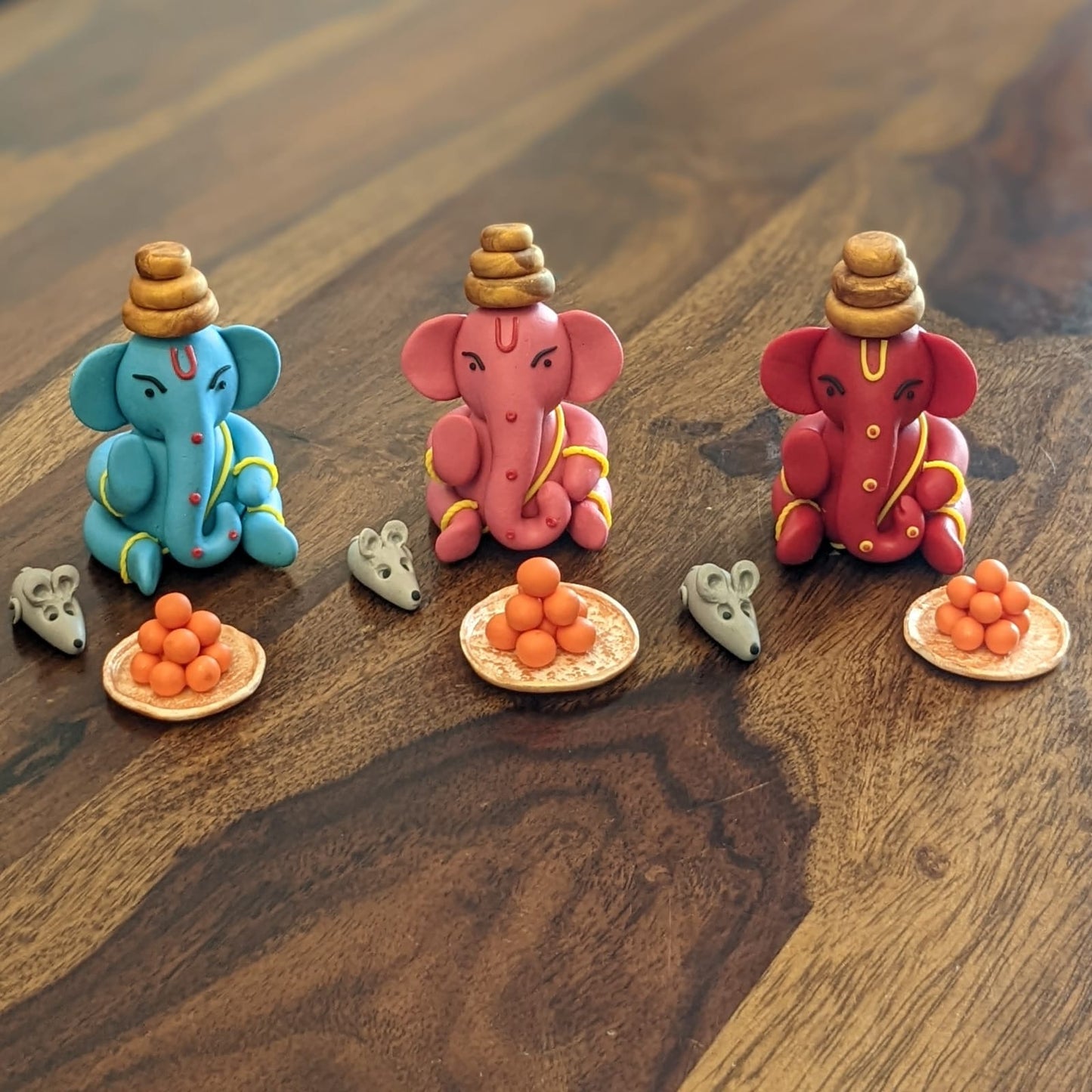 Miniature Ganesha Set