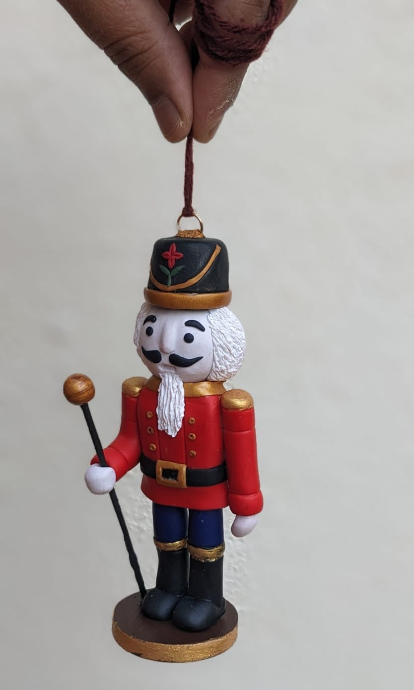 Handcrafted Nutcracker Christmas Ornament