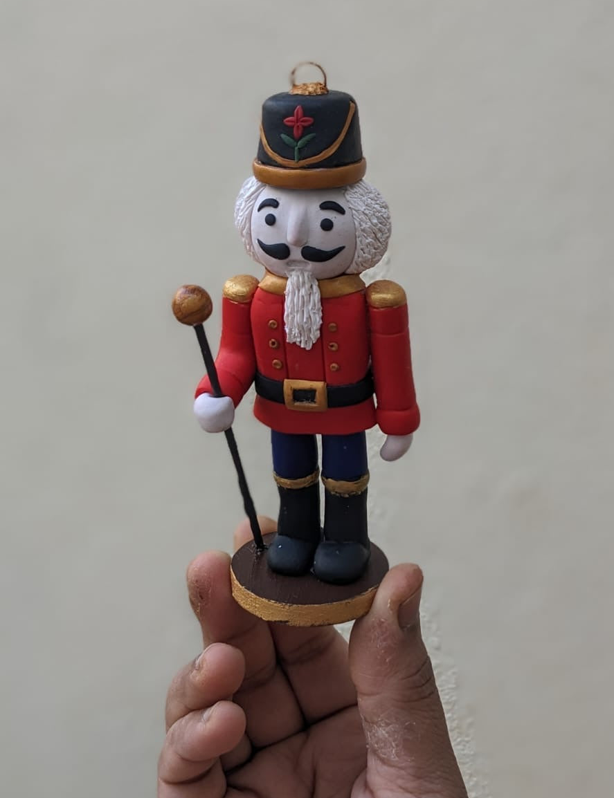 Handcrafted Nutcracker Christmas Ornament