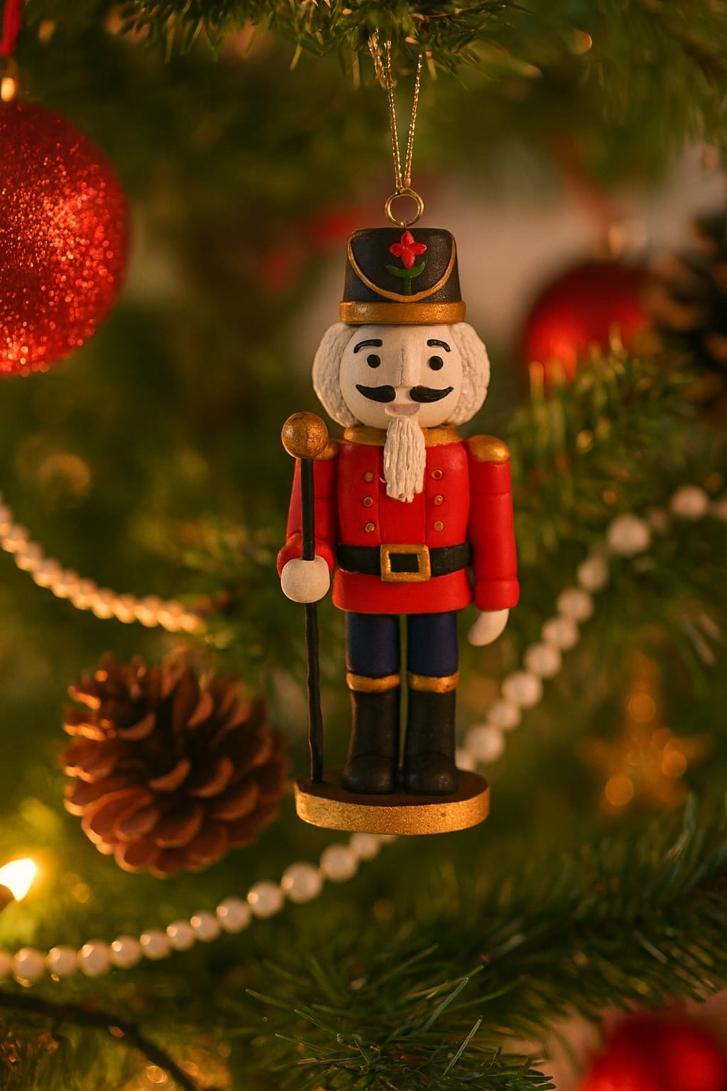 Handcrafted Nutcracker Christmas Ornament