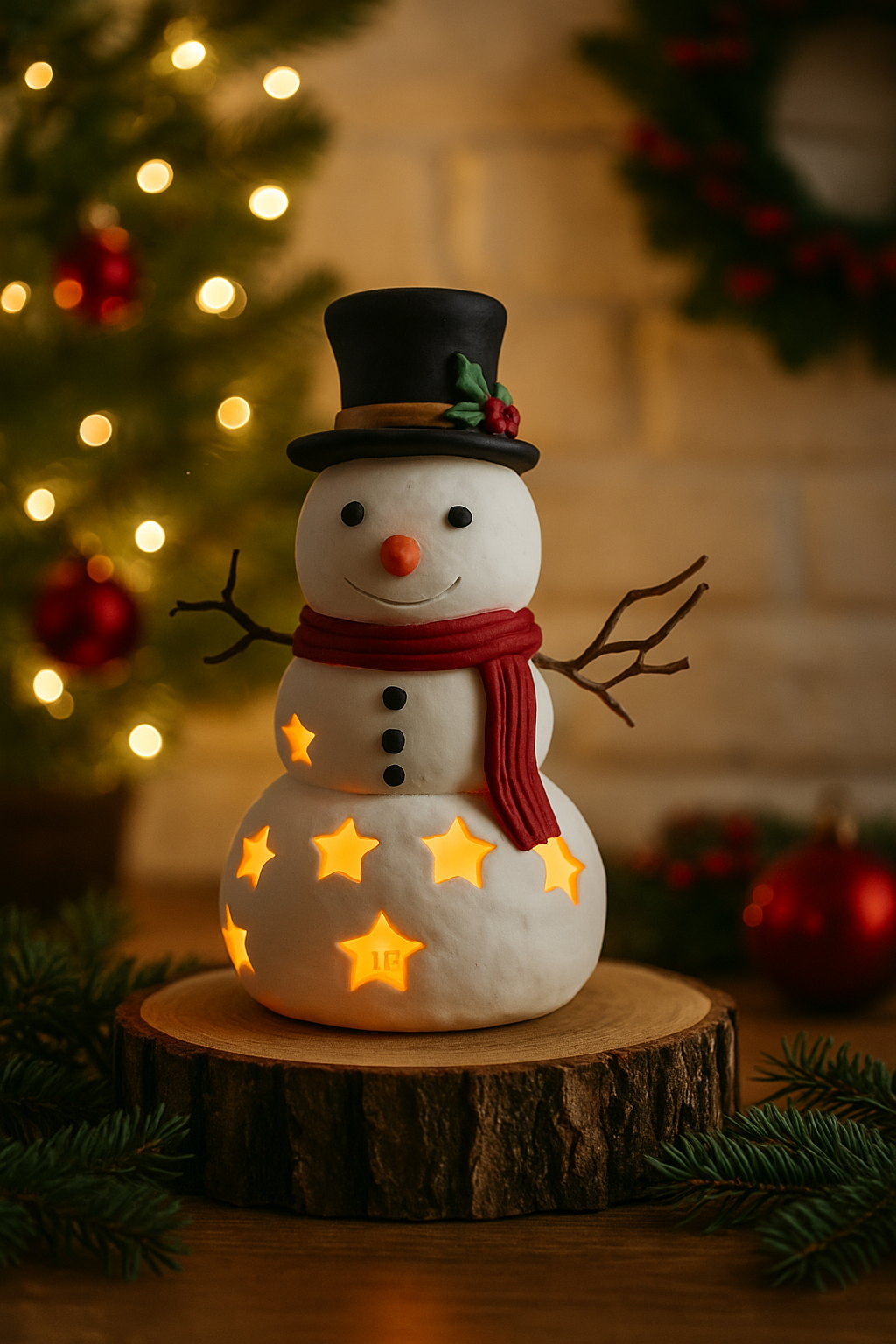 Snowman Tealight Holder