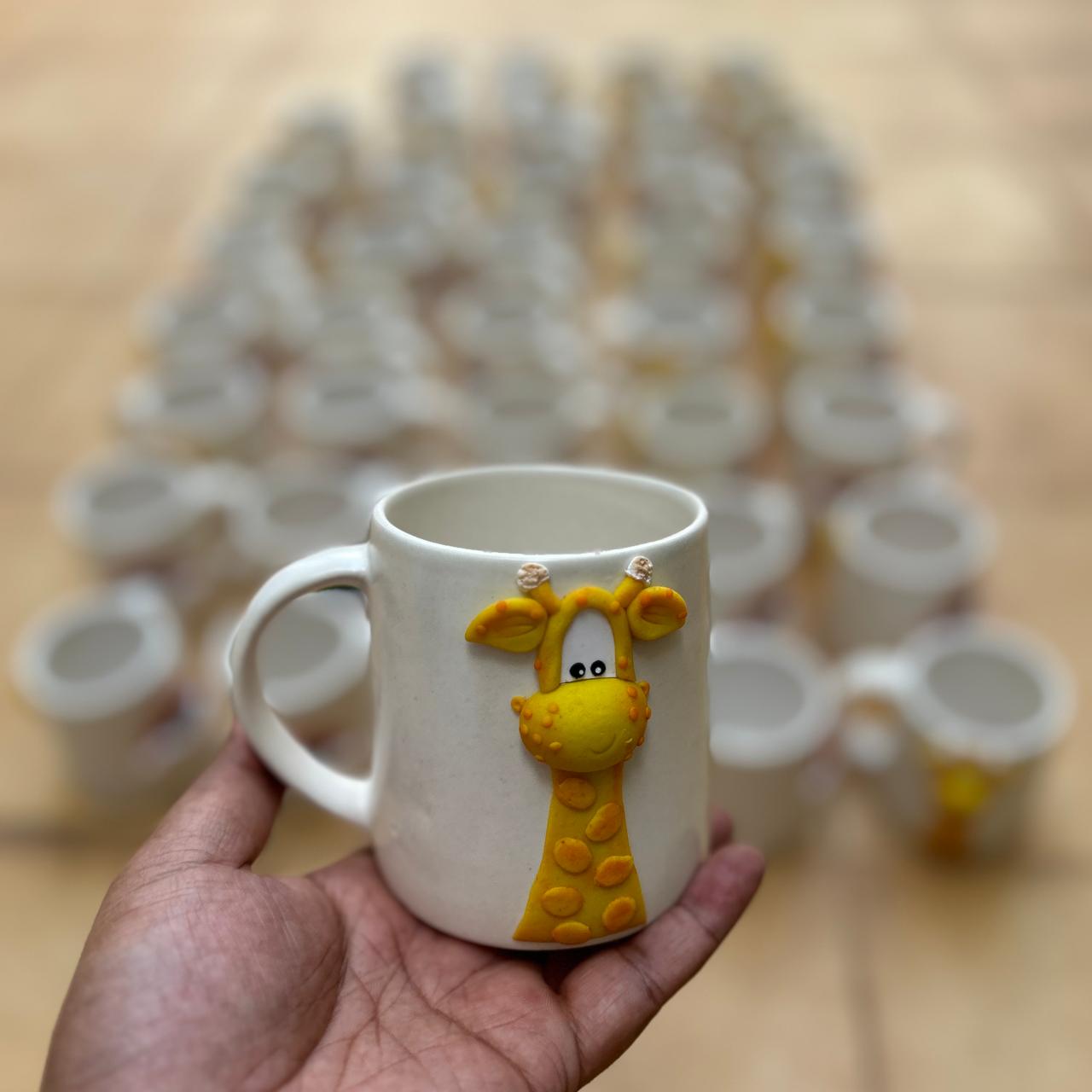 Animal Theme Mug Giraffe