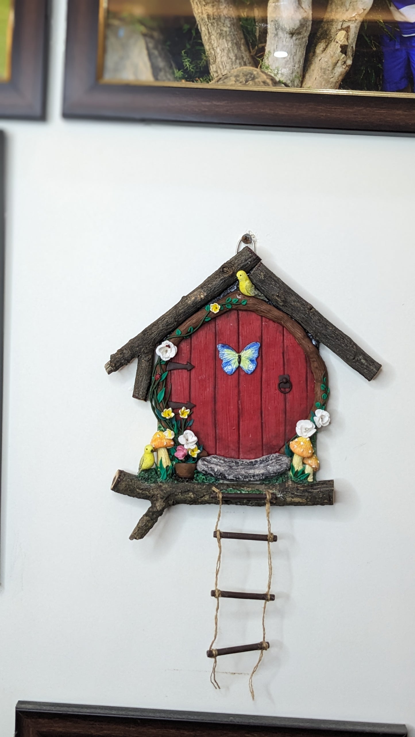 Handmade Fairy Door Wall Decor