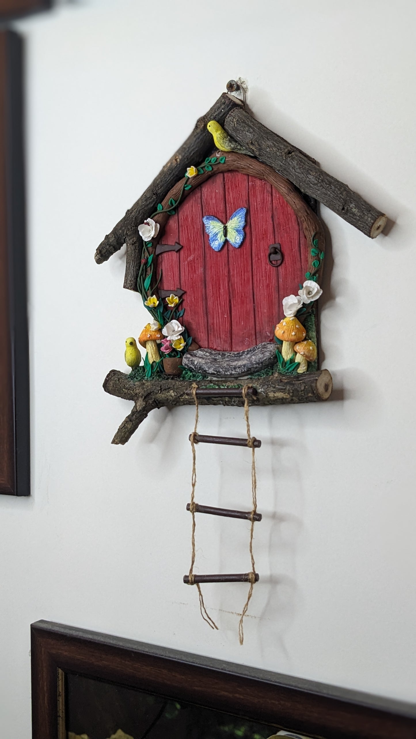 Handmade Fairy Door Wall Decor
