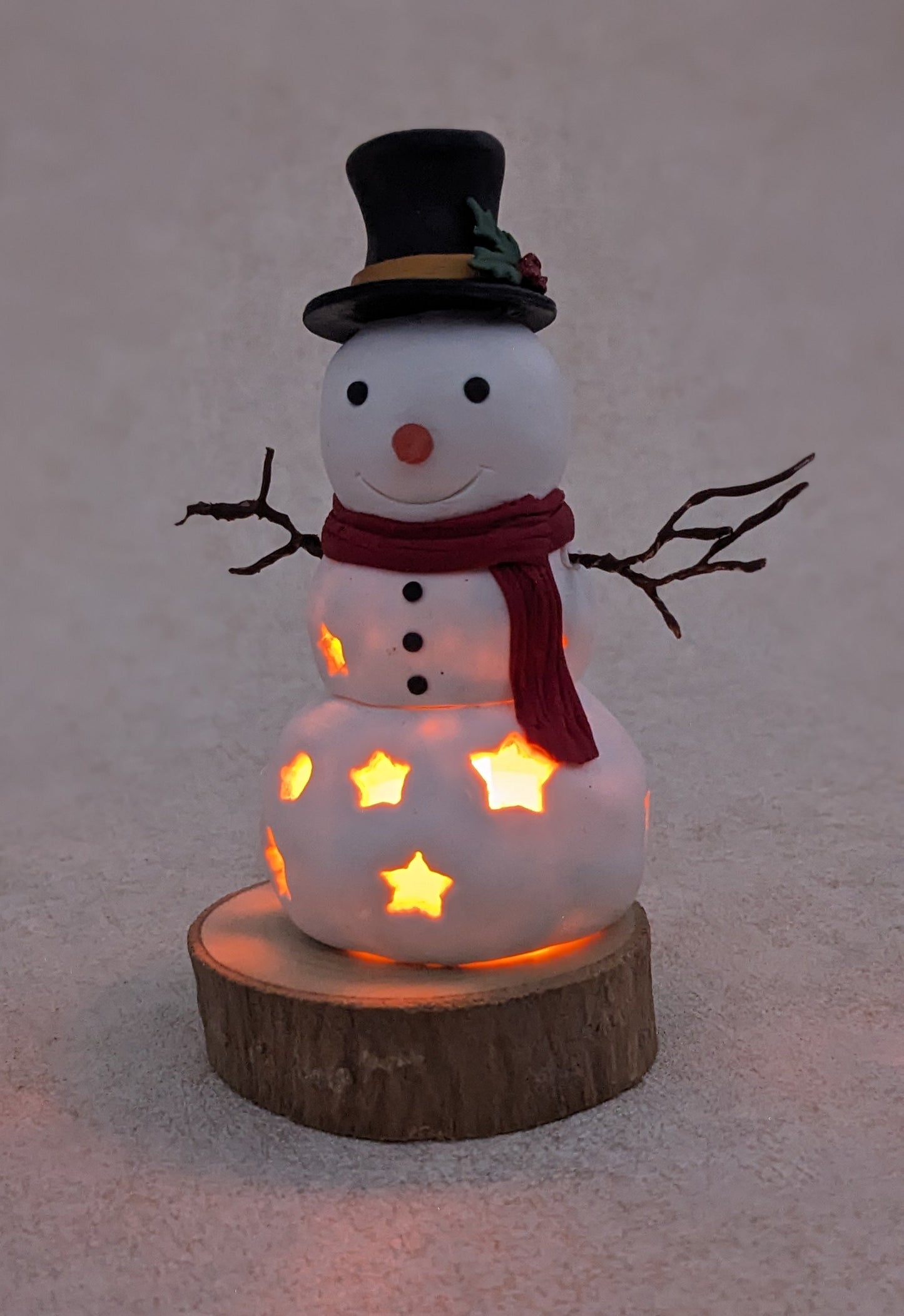 Snowman Tealight Holder