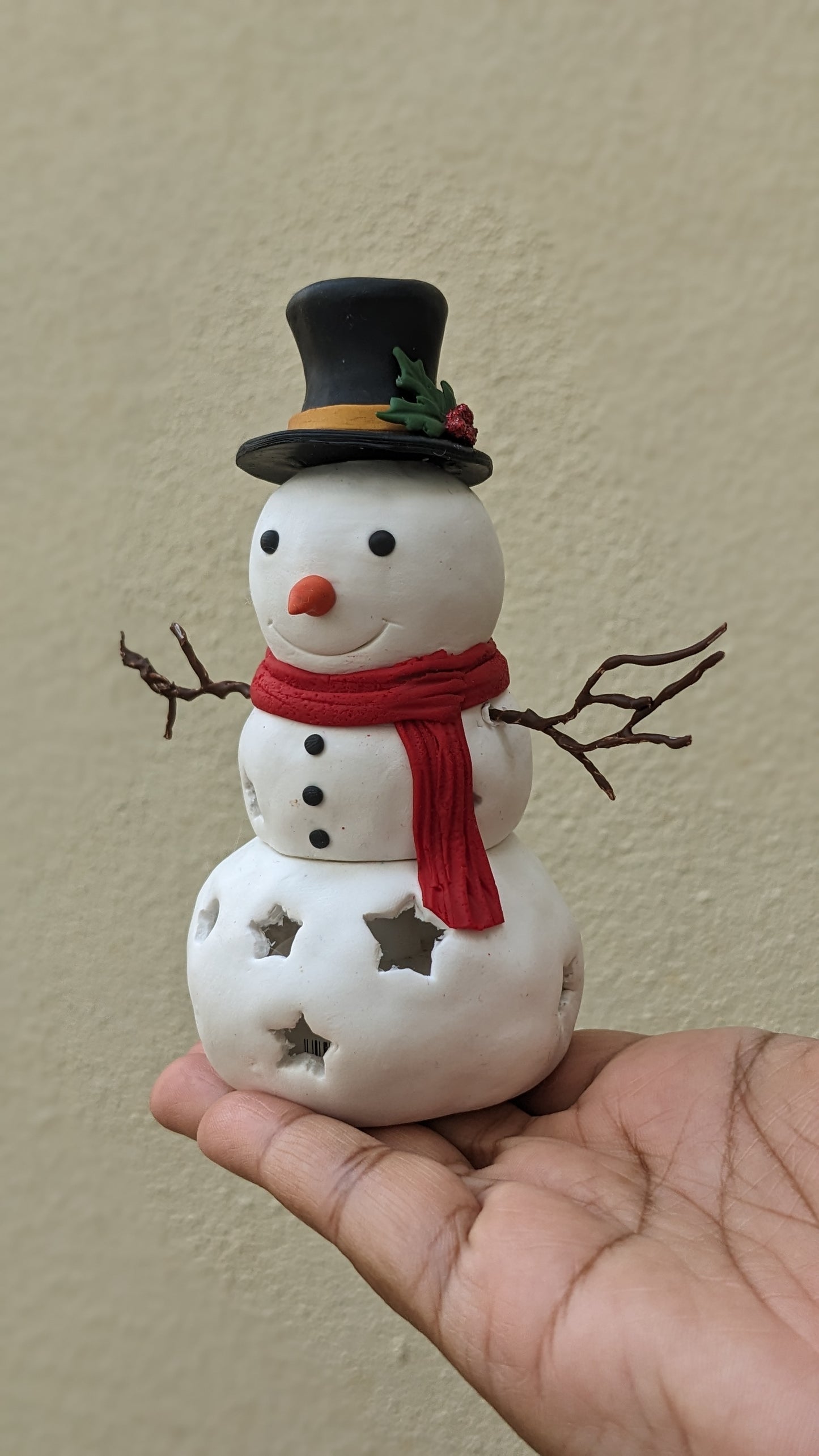 Snowman Tealight Holder