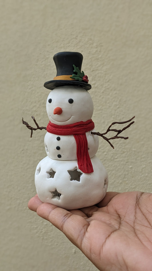 Snowman Tealight Holder