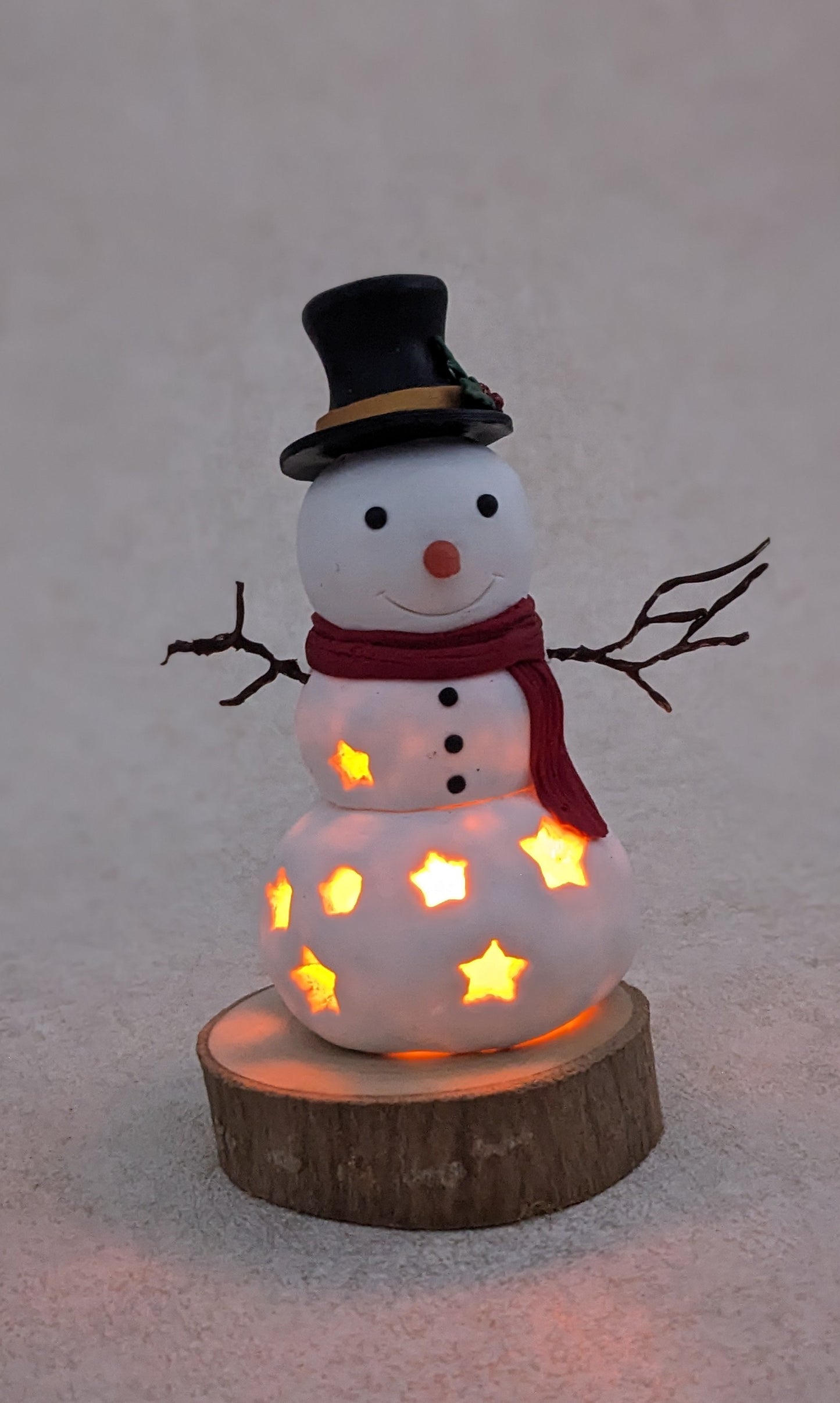 Snowman Tealight Holder