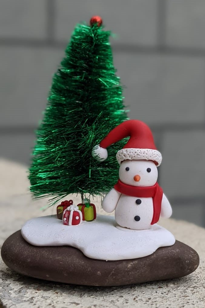 christmas home decor snowman