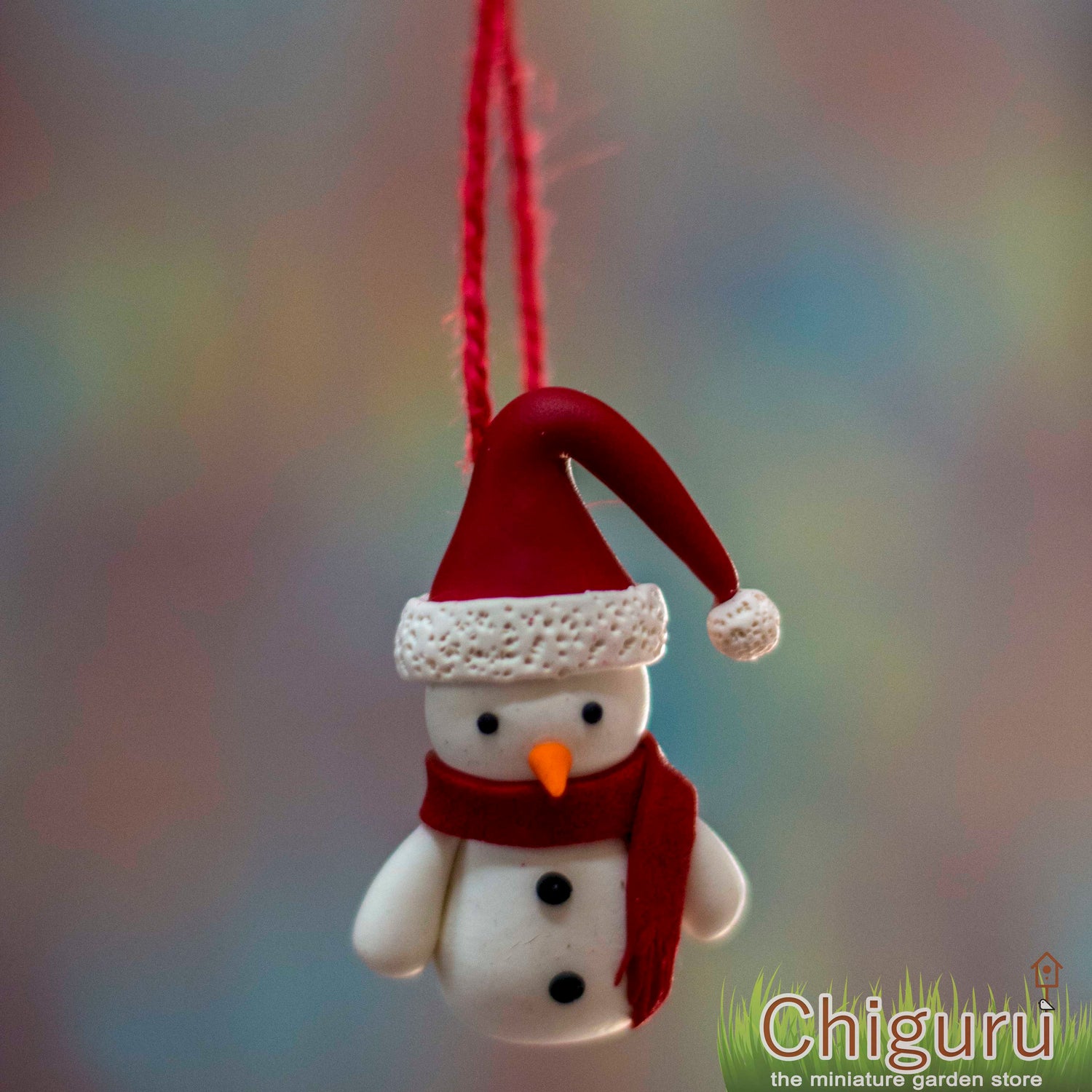 christmas tree hanging ornament snowman