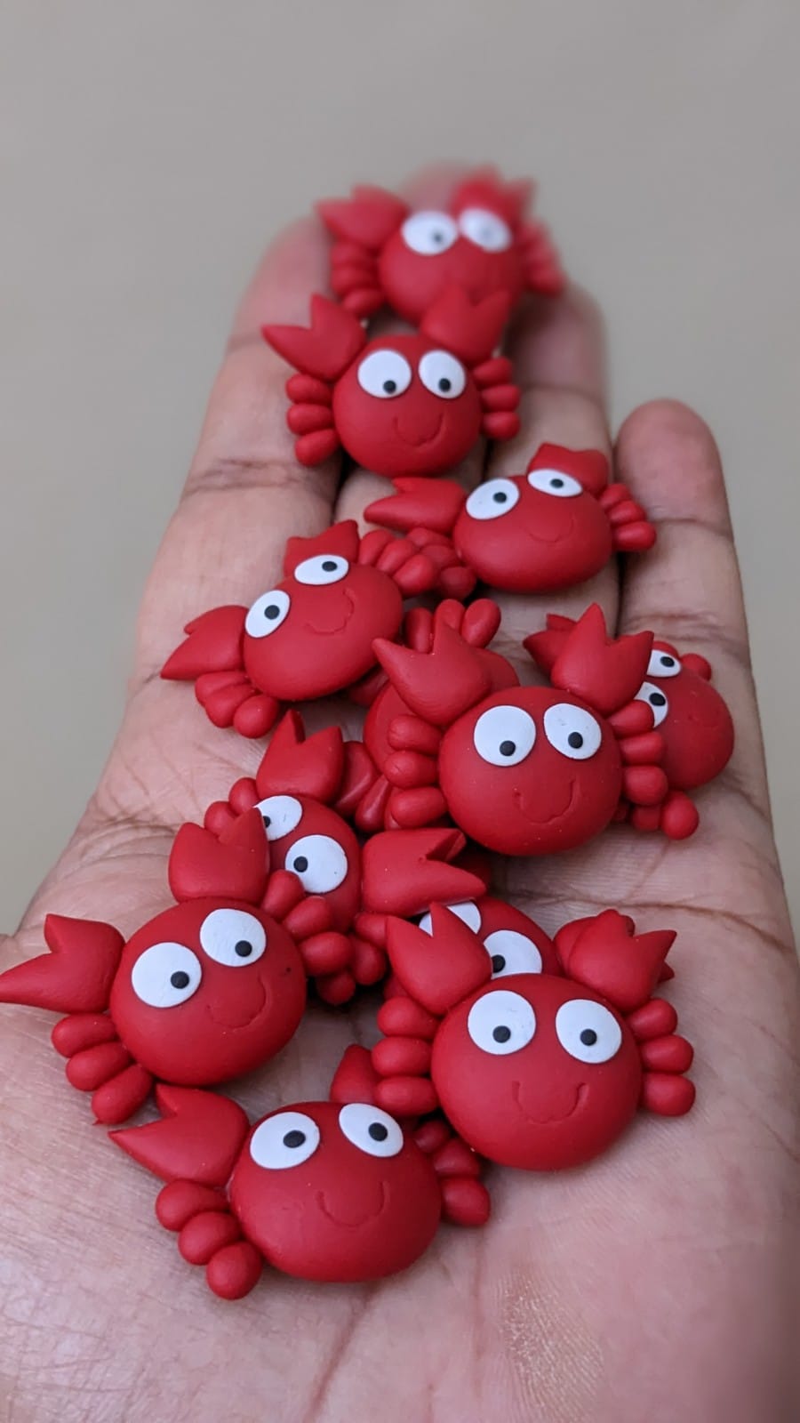 Miniature crab- set of 2