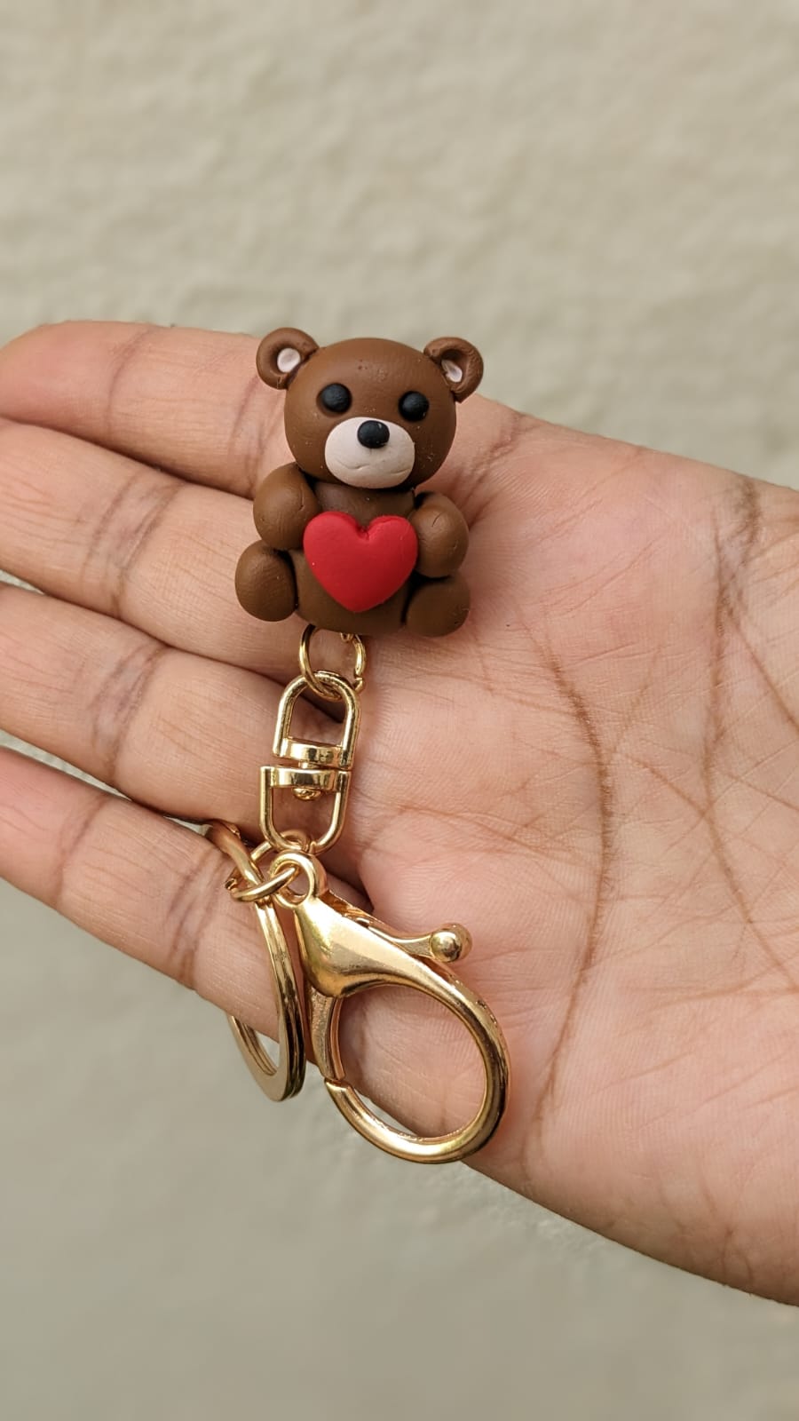 Bear key chain for him